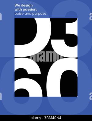 D360 Text Social Media Banner Design Idee Stock Vektor