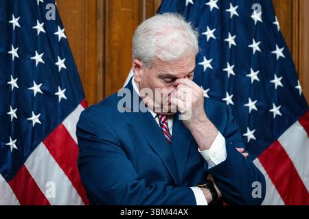 Washington, Usa. Juni 2025. Tom Emmer, R-MN, bei einer Pressekonferenz im US-Kapitol in Washington, DC am Dienstag, den 24. Juni 2025. Foto: Annabelle Gordon/UPI. Quelle: UPI/Alamy Live News Stockfoto