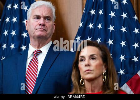 Washington, Usa. Juni 2025. Tom Emmer, R-MN, bei einer Pressekonferenz im US-Kapitol in Washington, DC am Dienstag, den 24. Juni 2025. Foto: Annabelle Gordon/UPI. Quelle: UPI/Alamy Live News Stockfoto