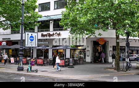Berlin, Deutschland. Juni 2025. Das Hard Rock Café am Kurfürstendamm. Quelle: Jens Kalaene/dpa/Alamy Live News Stockfoto
