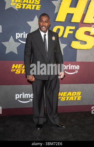 New York, Usa. Juni 2025. Idris Elba nimmt am 24. Juni 2025 an Amazons „Heads of State“-Weltpremiere in der Alice Tully Hall im Lincoln Center in New York, USA, Teil. (Foto von Thenews2/NurPhoto) Credit: NurPhoto SRL/Alamy Live News Stockfoto
