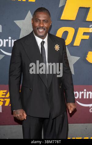 New York, Usa. Juni 2025. Idris Elba besucht Amazons „Heads of State“-Weltpremiere in der Alice Tully Hall, Lincoln Center. (Foto: Ron Adar/SOPA Images/SIPA USA) Credit: SIPA USA/Alamy Live News Stockfoto