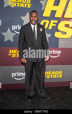 New York, Usa. Juni 2025. Idris Elba besucht Amazons „Heads of State“-Weltpremiere in der Alice Tully Hall, Lincoln Center. (Foto: Ron Adar/SOPA Images/SIPA USA) Credit: SIPA USA/Alamy Live News Stockfoto