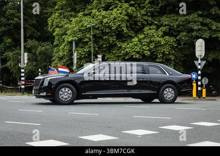 Juni 2025. DEN HAAG - Trump ist nach gegangen. NATO-Gipfel in Hofstad. Die Niederlande veranstalten zum ersten Mal in der Geschichte der NATO einen NATO-Gipfel. ANP LAURENS VAN PUTTEN netherlands Out - belgien Out Credit: ANP/Alamy Live News Stockfoto