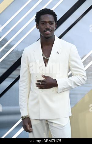 London, Großbritannien. Juni 2025. Damson Idris bei der F1 the Movie Premiere am Leicester Square in London, Großbritannien am 23. Juni 2025. Foto: Stuart Hardy/ABACAPRESS.COM Credit: Abaca Press/Alamy Live News Stockfoto