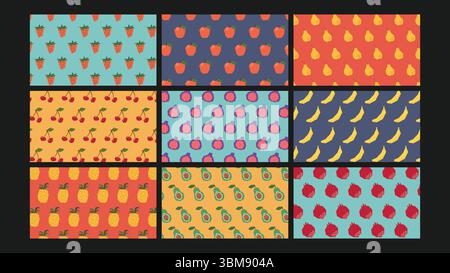 Abstrakte moderne Formen Hintergrund Set Stock Vektor