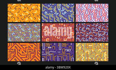 Verspielter Hintergrund für Kritzelskizzen Stock Vektor