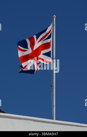 Die britische Union Flag, auch bekannt als Union Jack Stockfoto