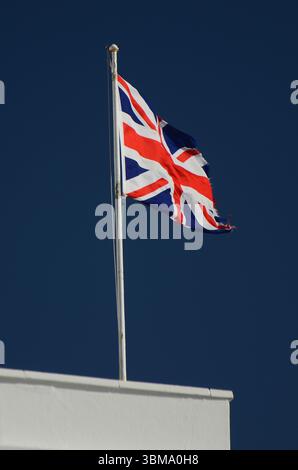 Die britische Union Flag, auch bekannt als Union Jack Stockfoto