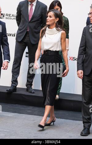 Madrid, Spanien. Juni 2025. Königin Letizia von Spanien nimmt an den XlSemanal Awards an der Real Academia de Bellas Artes in Madrid Teil. Quelle: SOPA Images Limited/Alamy Live News Stockfoto