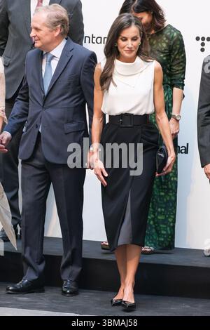 Madrid, Spanien. Juni 2025. Königin Letizia von Spanien nimmt an den XlSemanal Awards an der Real Academia de Bellas Artes in Madrid Teil. Quelle: SOPA Images Limited/Alamy Live News Stockfoto