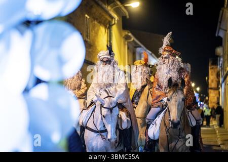 Parade der drei Weisen, Llucmajor, Mallorca, Balearen, Spanien, Europa Stockfoto