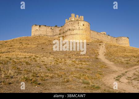 Burg aus dem 15. Jahrhundert, Berlanga de Duero, Soria, autonome Gemeinschaft von Kastilien und Leon, Spanien, Europa Stockfoto