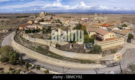 Schloss Montealegre de Campos, Schloss Alburquerque, Stadt Montealegre de Campos, Provinz Valladolid, Kastilien und Leon, Spanien, Europa Stockfoto