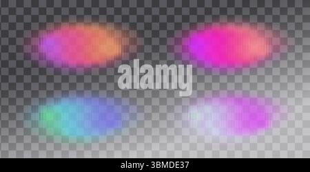 Vektorhintergrund mit verschwommenem Verlaufsverlauf. Gerippte Glasstruktur. Stock Vektor