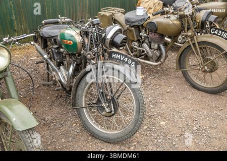 Kriegszeit im Vale Stockfoto