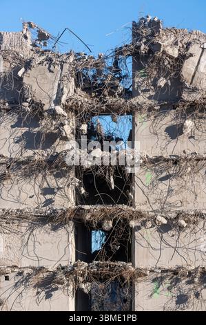 Düsseldorf, Abriss des ehemaligen Innenministeriums Stockfoto