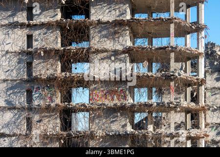 Düsseldorf, Abriss des ehemaligen Innenministeriums Stockfoto