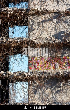 Düsseldorf, Abriss des ehemaligen Innenministeriums Stockfoto