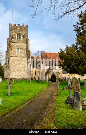 St. Botolphs Church, Chevening Road, Chevening, Kent Stockfoto