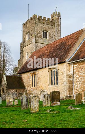 St. Botolphs Church, Chevening Road, Chevening, Kent Stockfoto