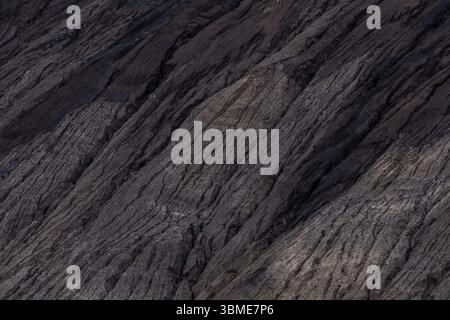 Deckschicht im welzowisch geklagten Braunkohlebergwerk der Lausitz Energie Bergbau AG (LEAG) in der Unterlausitz, Welzow, Brandenburg, Deutschland, Europa Stockfoto