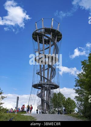 Schönbuchturm auf dem Stellberg im Naturpark Schönbuch südlich von Stuttgart, Herrenberg, Baden-Württemberg, Deutschland, Europa Stockfoto