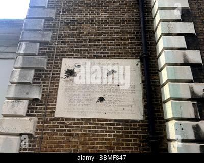 Heilige Dreifaltigkeitskirche, Clapham. Die Wohnung der Clapham-Schule, die dort verehrt hat. Es befindet sich auf der Nordseite des Clapham Common London SW4 0QZ Stockfoto