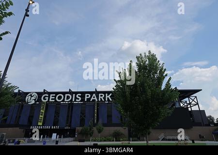 Nashville, USA, 26. Juni 2025. Allgemeine Ansicht Geodis Park Stadium vor dem Spiel zwischen Al-Hilal und CF Pachuca, für die 3. Runde der Gruppe H für die FIFA Club-Weltmeisterschaft 2025, im Geodis Park Stadium in Nashville, USA, am 26. Juni 2025. Foto: Heuler Andrey/DiaEsportivo/Alamy Live News Stockfoto