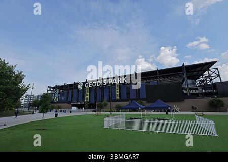 Nashville, USA, 26. Juni 2025. Allgemeine Ansicht Geodis Park Stadium vor dem Spiel zwischen Al-Hilal und CF Pachuca, für die 3. Runde der Gruppe H für die FIFA Club-Weltmeisterschaft 2025, im Geodis Park Stadium in Nashville, USA, am 26. Juni 2025. Foto: Heuler Andrey/DiaEsportivo/Alamy Live News Stockfoto