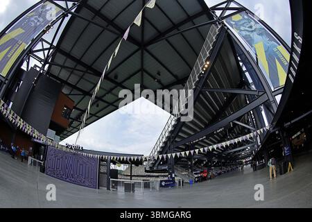 Nashville, USA, 26. Juni 2025. Allgemeine Ansicht Geodis Park Stadium vor dem Spiel zwischen Al-Hilal und CF Pachuca, für die 3. Runde der Gruppe H für die FIFA Club-Weltmeisterschaft 2025, im Geodis Park Stadium in Nashville, USA, am 26. Juni 2025. Foto: Heuler Andrey/DiaEsportivo/Alamy Live News Stockfoto