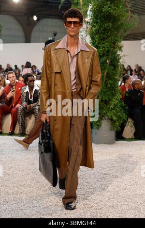 Paris, Frankreich. Juni 2025. AMIRI Frühjahr/Sommer 2026 Runway während der Paris Fashion Week Herrenmode am 2025. Juni - Paris, Frankreich 26/06/2025 Credit: dpa/Alamy Live News Stockfoto