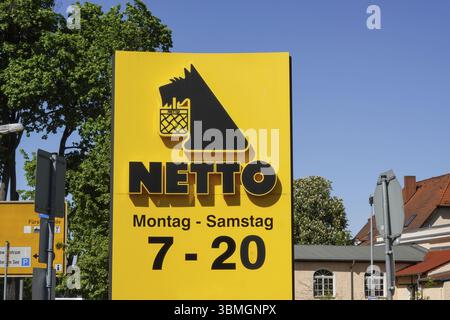 Netto Markt, Bad Saarow, oder-Spree-Bezirk, Brandenburg, Deutschland, Europa Stockfoto