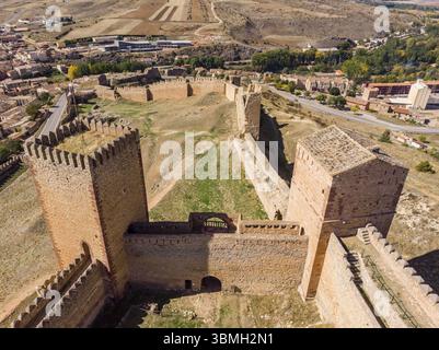 Festung Molina de los Caballeros, Molina de Aragon, Provinz Guadalajara, Spanien, Europa Stockfoto