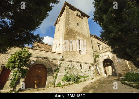 Palast des Königs Sancho, 1309, Valldemossa, Mallorca, Balearen, Spanien, Europa Stockfoto