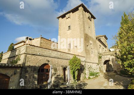 Palast des Königs Sancho, 1309, Valldemossa, Mallorca, Balearen, Spanien, Europa Stockfoto