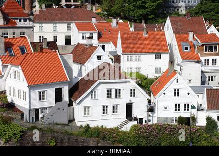 Die hölzerne Altstadt in Stavanger, Norwegen Stockfoto