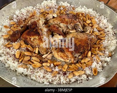 Fatteh, traditionelle arabische Küche. Stockfoto