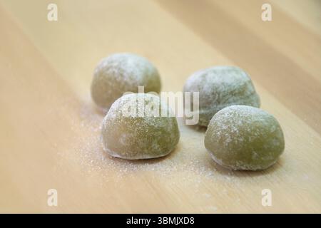 Japanischer süßer Reiskuchen Mochi Stockfoto