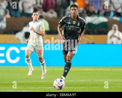 Jude Bellingham (Real Madrid CF, #5) am Ball USA, FC Salzburg vs Real Madrid CF, FIFA Club-Weltmeisterschaft, Gruppe H, 26.07.2025 Foto: Eibner-Pressefoto/Scott Coleman Stockfoto