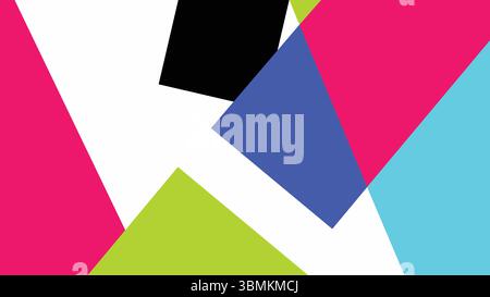 Türkisfarbener Hintergrund mit abstrakten fließenden Linien Stock Vektor