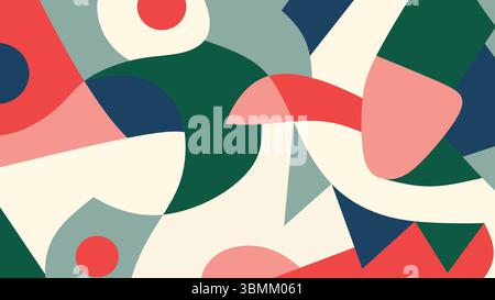 Abstrakte Formen dynamischen Hintergrund Stock Vektor