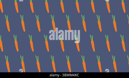 Karottengemüse Hintergrund Stock Vektor