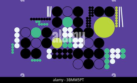Dynamischer geometrischer Punkthintergrund Stock Vektor