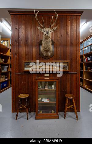 Purdey & Sons wurde 1814 gegründet, um Sportgewehre und -Gewehre sowie luxuriöse Kleidung und Accessoires zu kreieren. Stockfoto