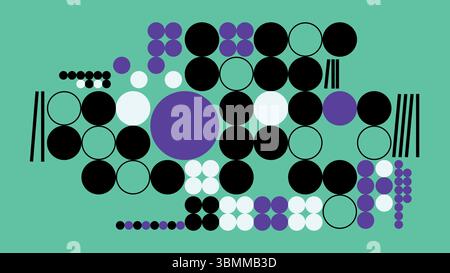 Hintergrund des geometrischen Farbrasters Stock Vektor