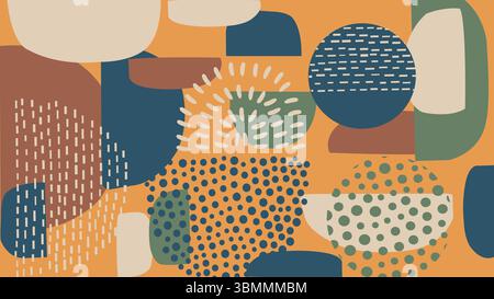 Farbenfroher Moderner Abstrakter Hintergrund Stock Vektor