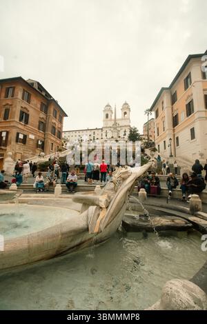 Rom, Italien, Spanische Treppe Stockfoto