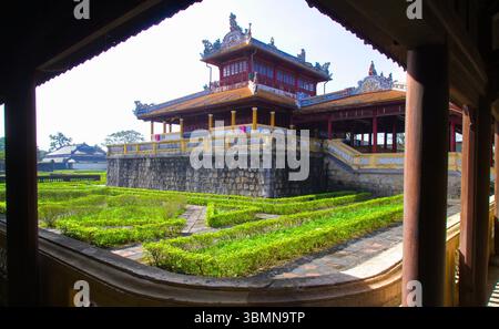 Vietnam, Hue, Zitadelle, Kaiserstadt Stockfoto