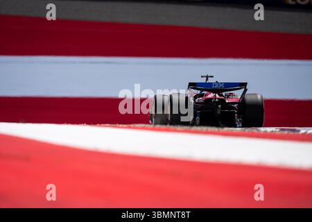 Spielberg, Österreich. Juni 2025. Der schwedische Fahrer Dino Beganovic des Scuderia Ferrari HP F1 Teams wird während des freien Trainings 1 des Formel 1 Grand Prix 2025 von Österreich auf dem Redbull Ring in Aktion gesehen. Quelle: SOPA Images Limited/Alamy Live News Stockfoto